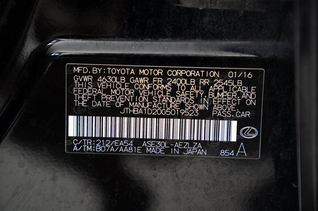 Used 2016 Lexus IS 200t RWD image 37