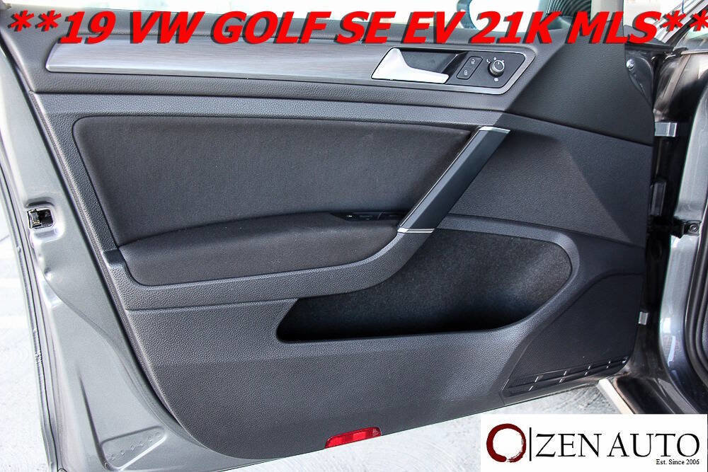 Used 2019 Volkswagen e-Golf SE w/ Driver Assistance Package image 35