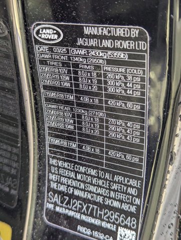 Certified 2026 Land Rover Range Rover Evoque S AWD/4WD image 19