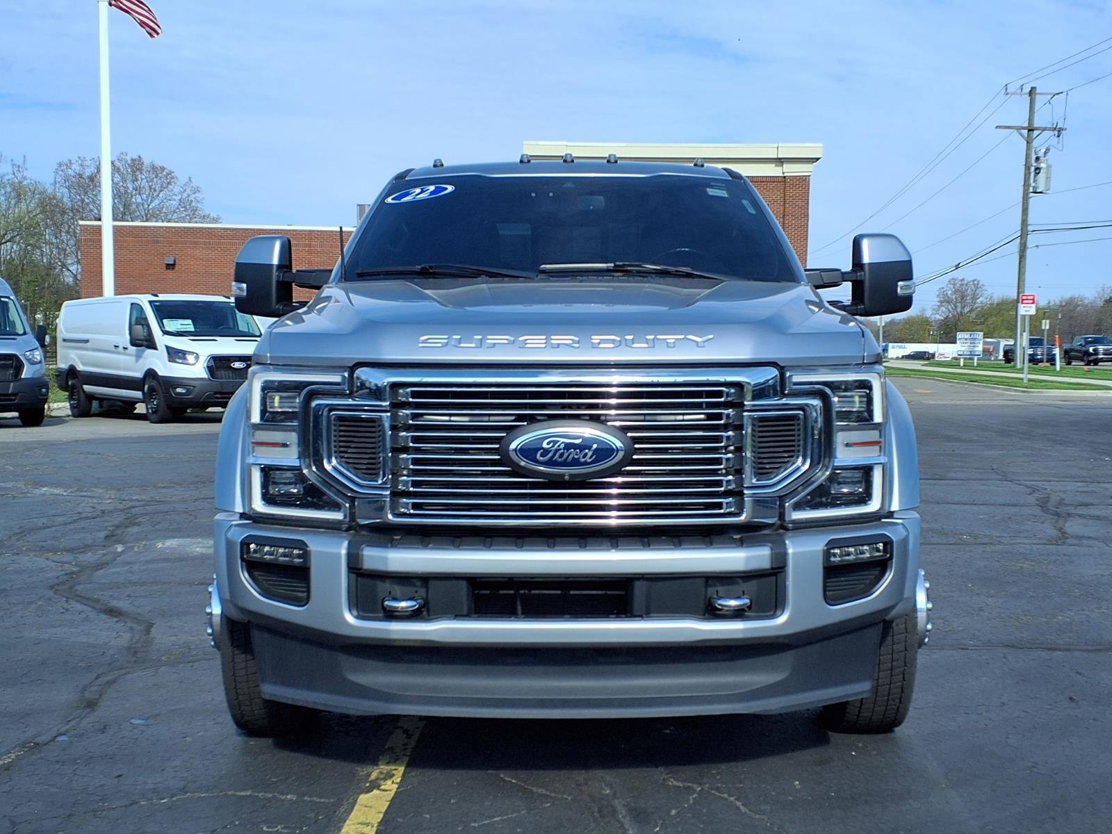 Used 2022 Ford F450 Platinum w/ Snow Plow Prep Package image 2