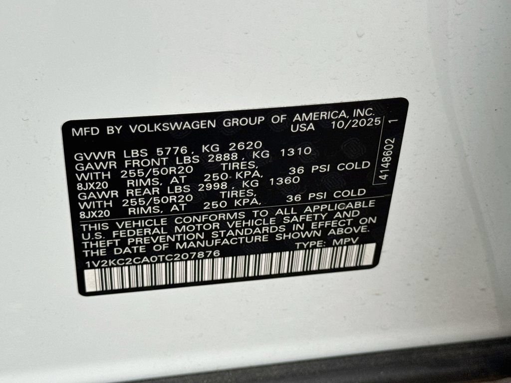 Used 2026 Volkswagen Atlas Cross Sport SE w/ Panoramic Sunroof Package AWD/4WD image 33