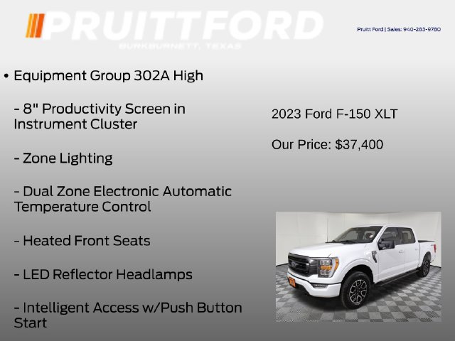 Used 2023 Ford F150 XLT w/ Equipment Group 302A High AWD/4WD image 13