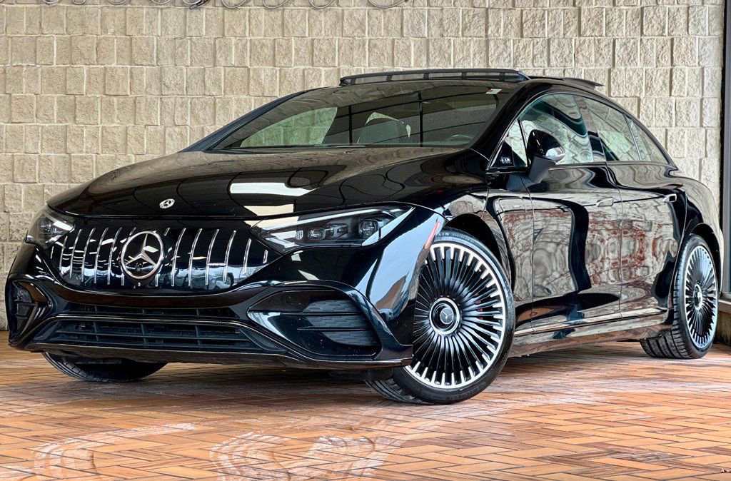 Used 2023 Mercedes-Benz EQE AMG 4MATIC Sedan w/ AMG Night Package image 53