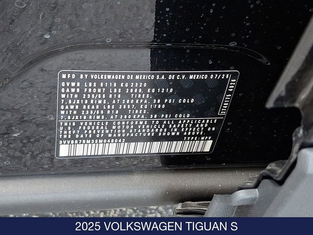 New 2025 Volkswagen Tiguan S image 14