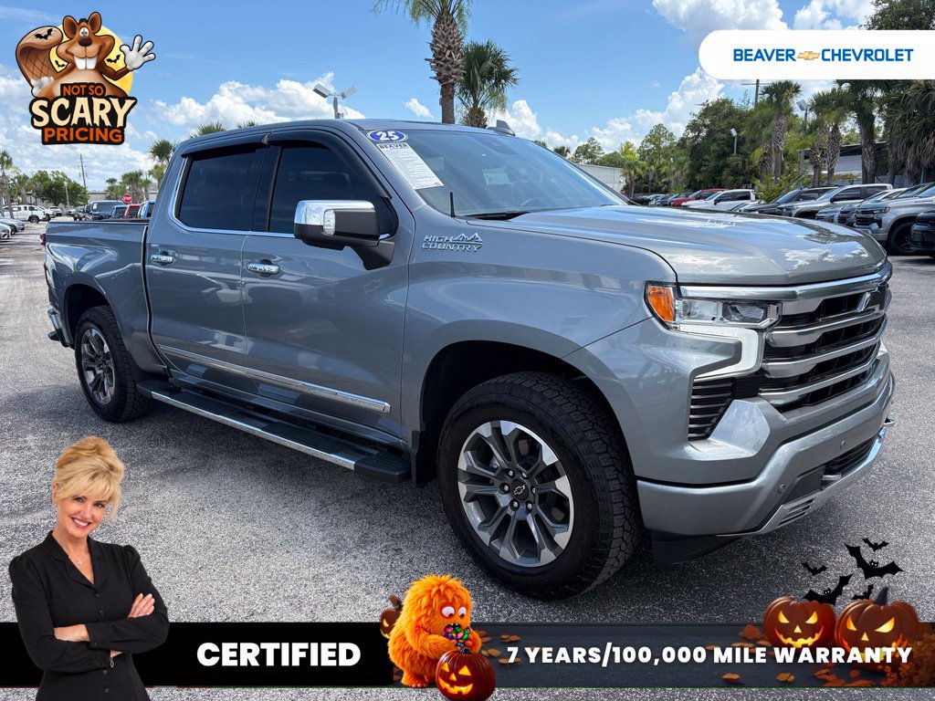 Used 2025 Chevrolet Silverado 1500 High Country w/ Technology Package AWD/4WD image 9