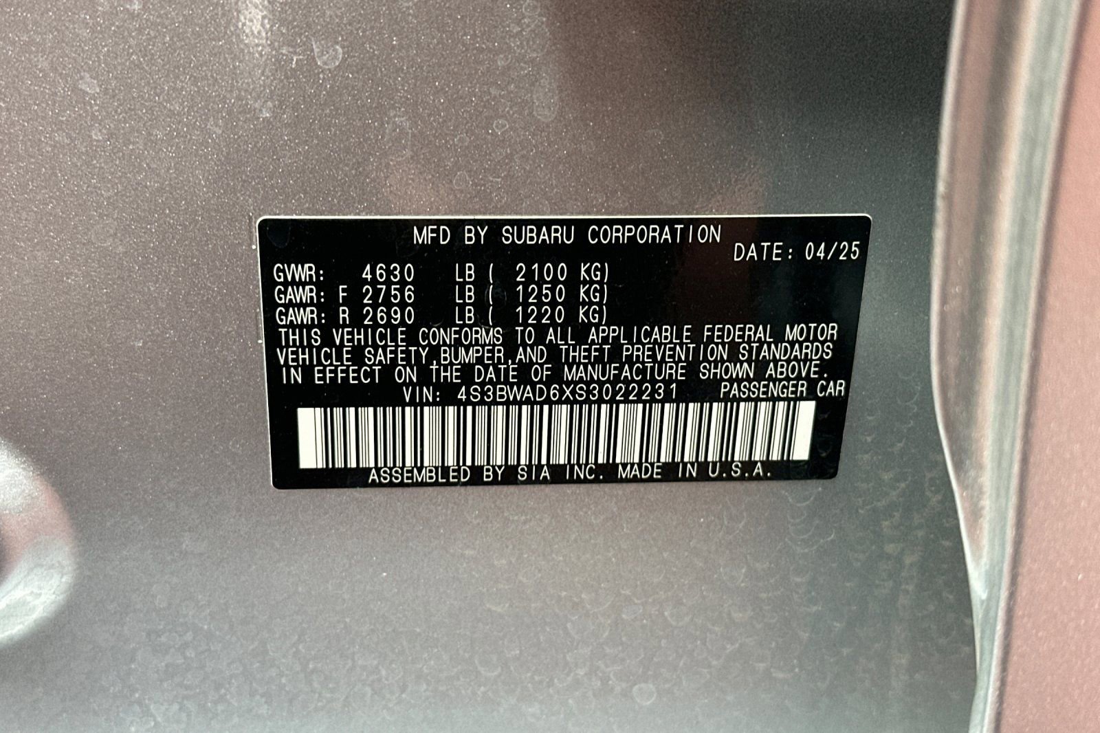 Used 2025 Subaru Legacy Premium AWD/4WD image 36