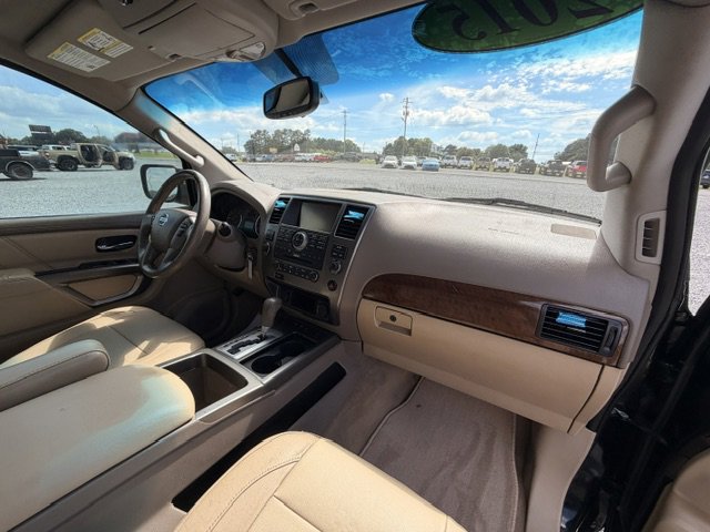 Used 2015 Nissan Armada Platinum w/ 2nd Row Captain Seat Package RWD image 9