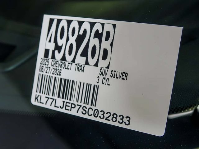 Certified 2025 Chevrolet Trax RS w/ Sunroof Package FWD image 34