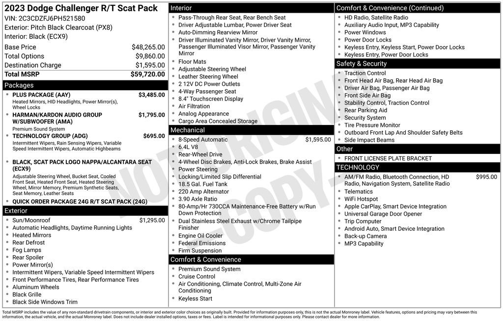 Used 2023 Dodge Challenger R/T Scat Pack w/ Plus Package image 6