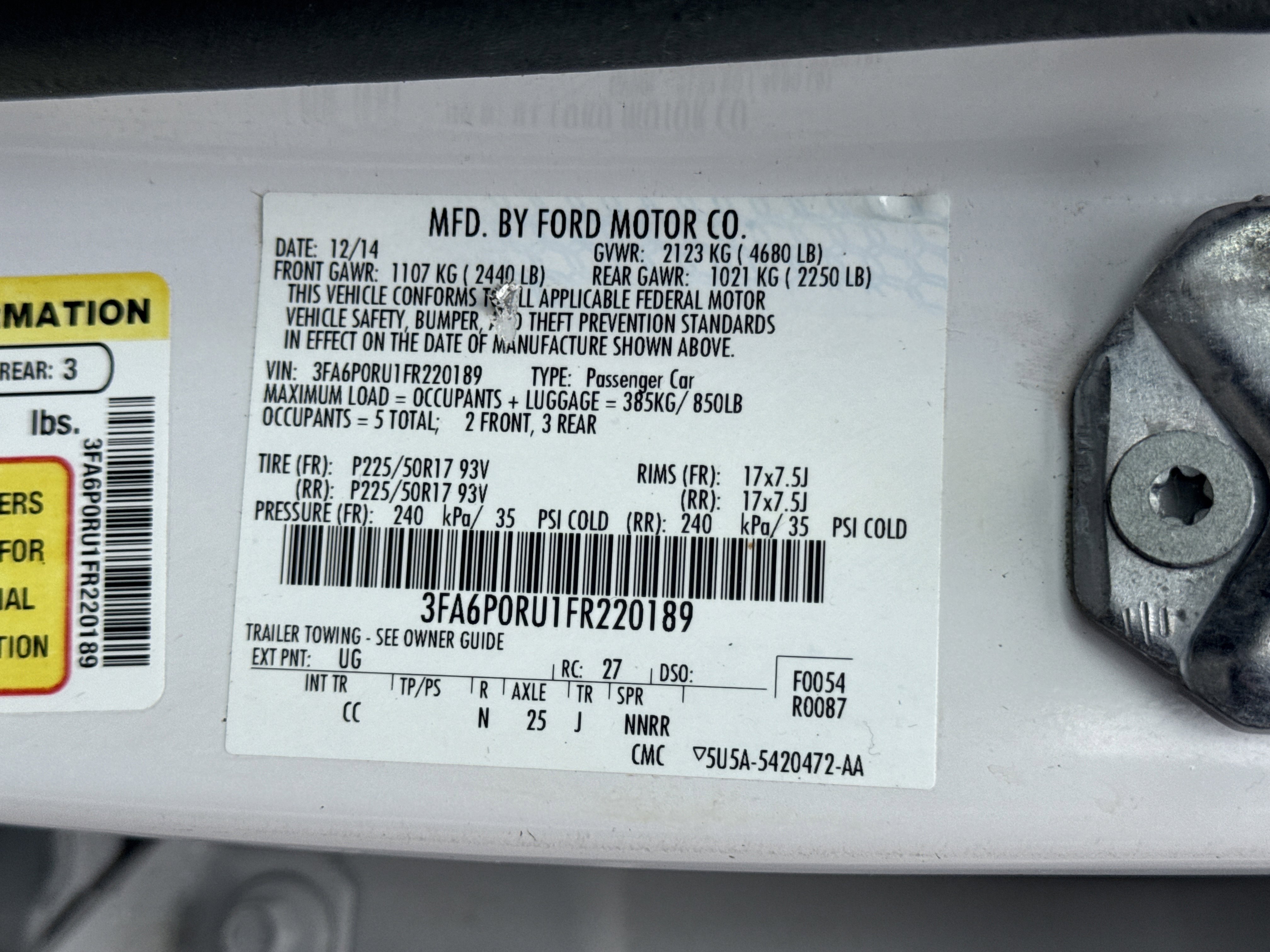 Used 2015 Ford Fusion Titanium FWD image 33