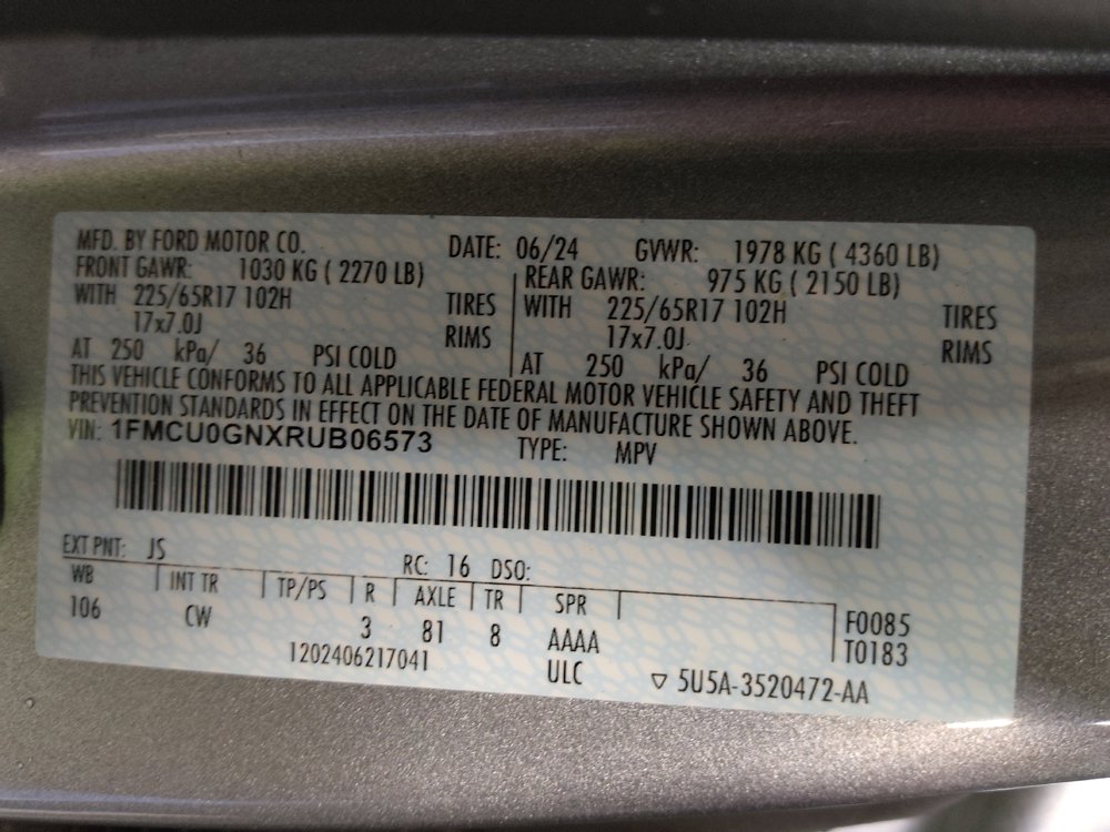 Used 2024 Ford Escape Active image 33