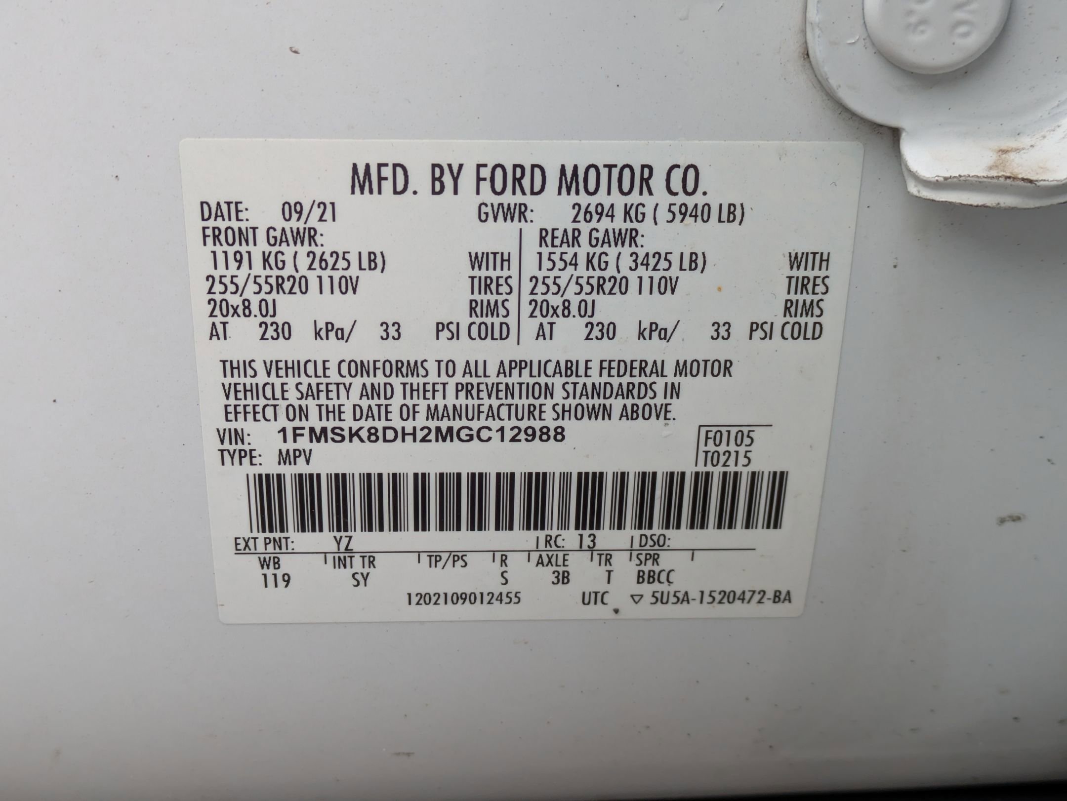 Used 2021 Ford Explorer XLT w/ Equipment Group 202A AWD/4WD image 25