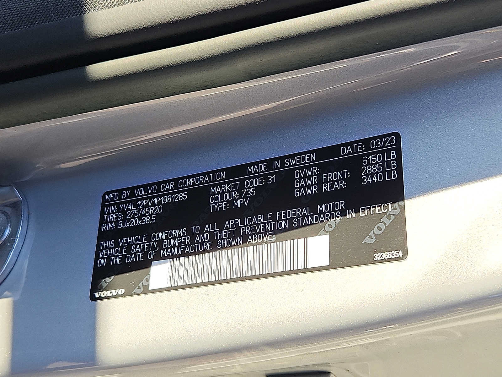 Certified 2023 Volvo XC90 B5 Core w/ Protection Package Premier AWD/4WD image 25