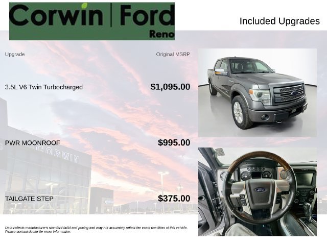 Used 2013 Ford F150 Platinum AWD/4WD image 3