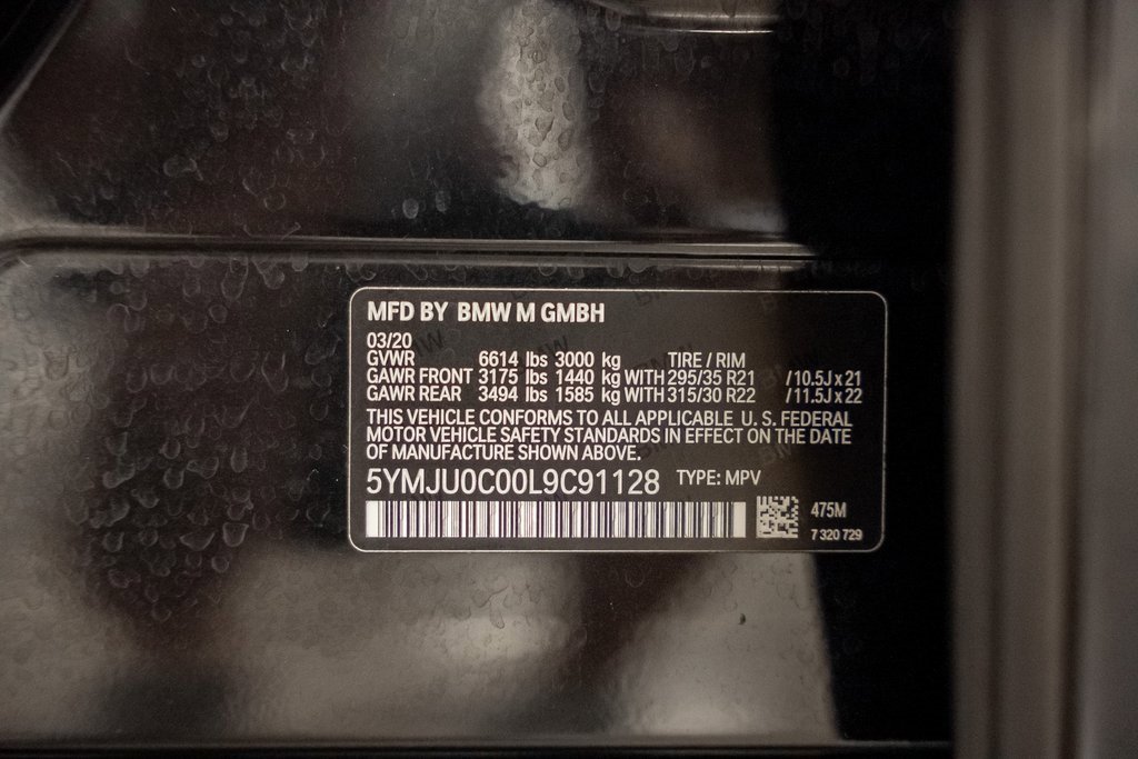 Used 2020 BMW X5 M Competition w/ Executive Package image 67