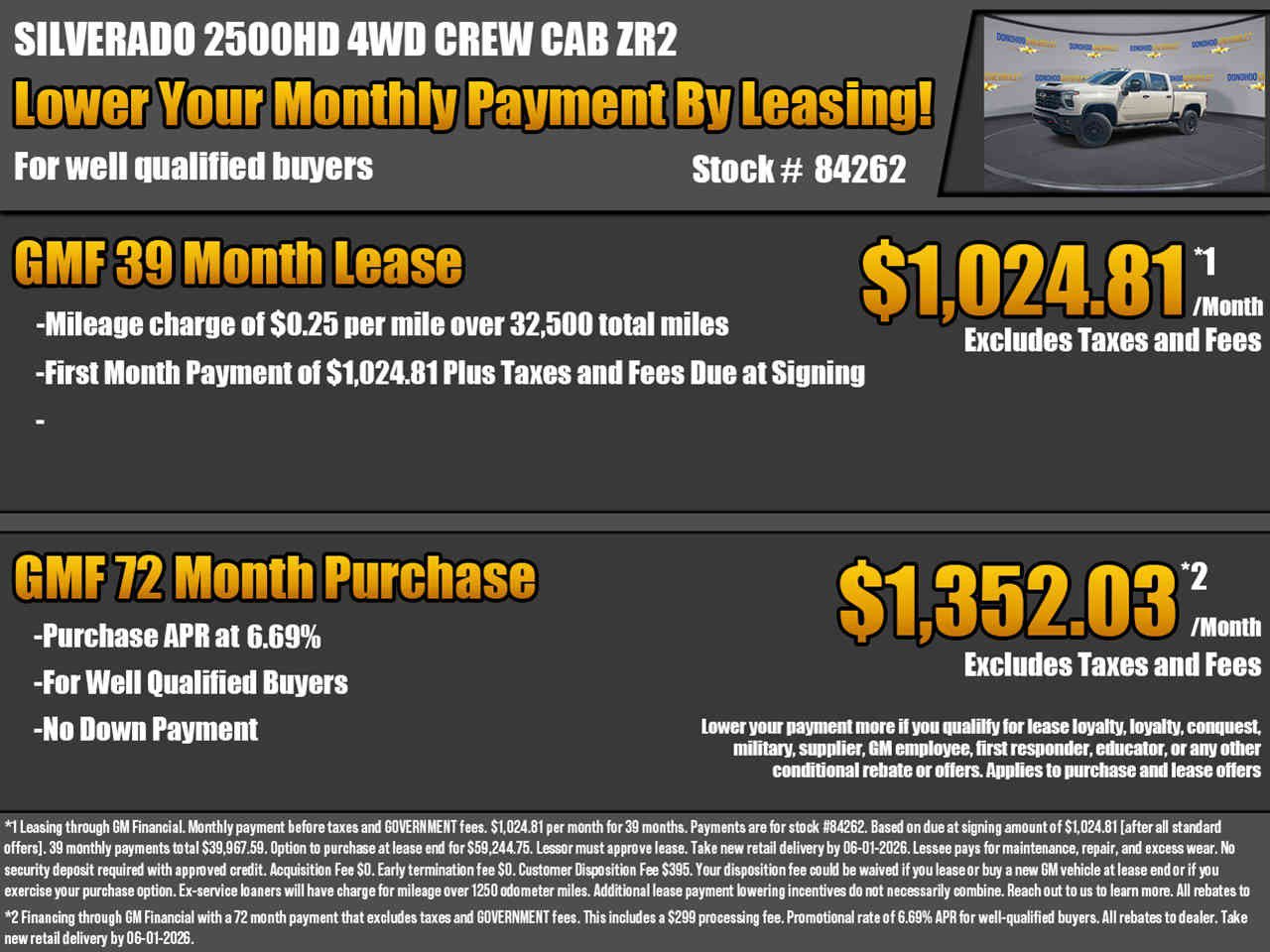 New 2026 Chevrolet Silverado 2500 ZR2 AWD/4WD image 2