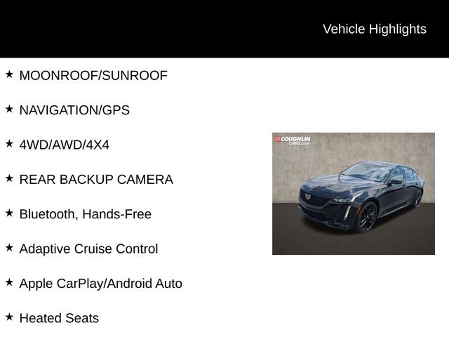 Used 2023 Cadillac CT5 V w/ Premium Package AWD/4WD video 2