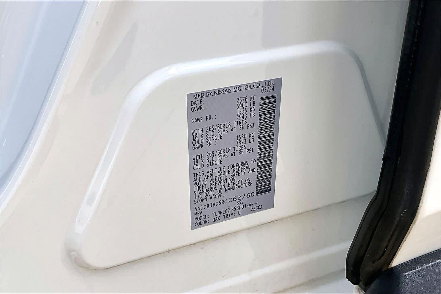 Certified 2024 Nissan Pathfinder Rock Creek AWD/4WD image 33