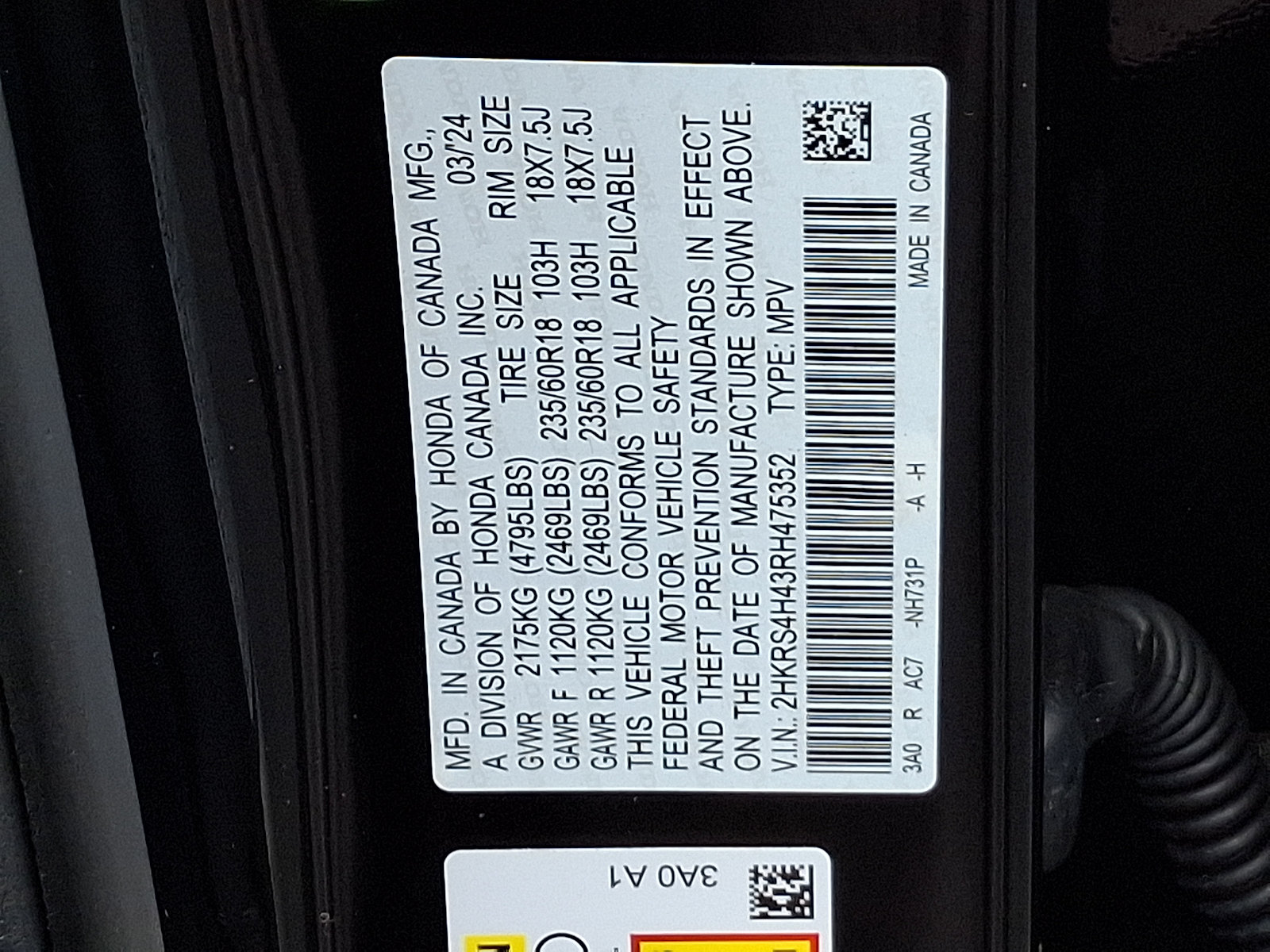 Used 2024 Honda CR-V EX image 26