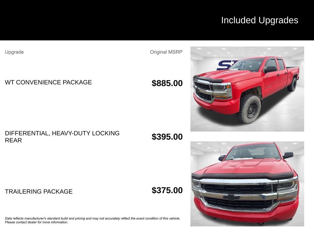 Used 2016 Chevrolet Silverado 1500 W/T w/ WT Convenience Package image 2