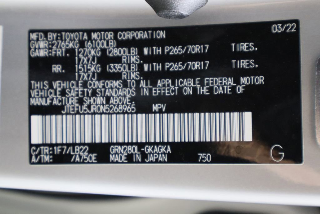 Used 2022 Toyota 4Runner SR5 Premium w/ Moonroof Package image 39