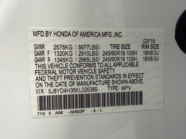 Used 2019 Acura MDX SH-AWD image 34