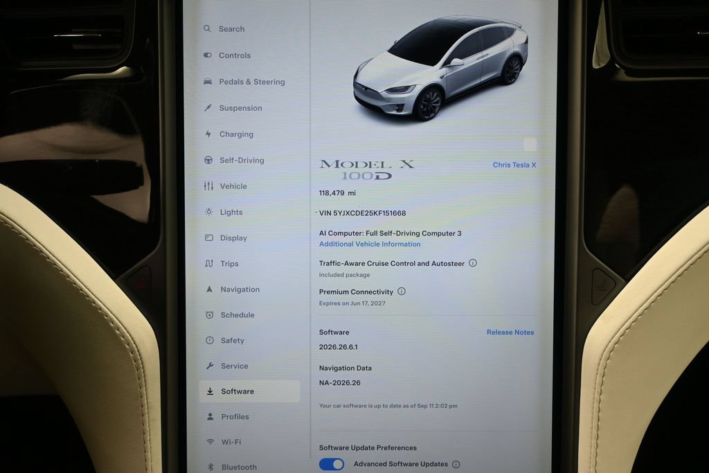 Used 2019 Tesla Model X 100D AWD/4WD image 25