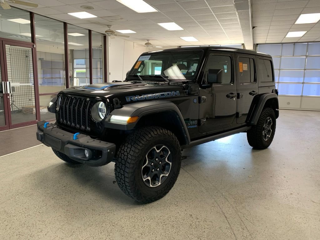 Certified 2022 Jeep Wrangler Unlimited Rubicon 4xe w/ Steel Bumper Group AWD/4WD image 3