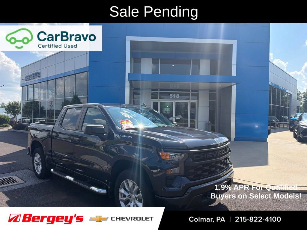 Certified 2022 Chevrolet Silverado 1500 Custom AWD/4WD image 1