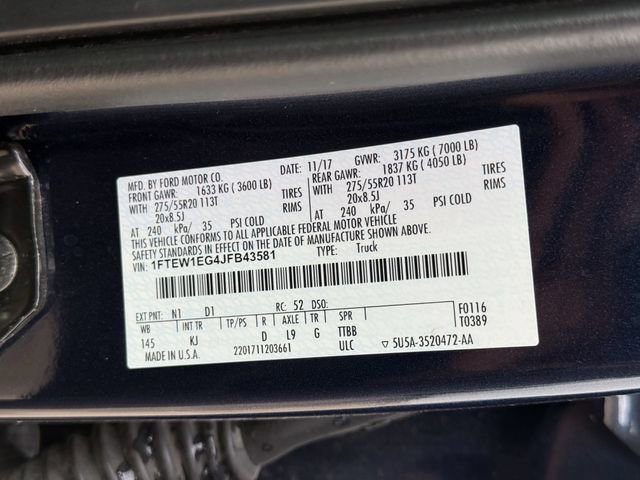 Used 2018 Ford F150 King Ranch w/ Equipment Group 601A Luxury image 39