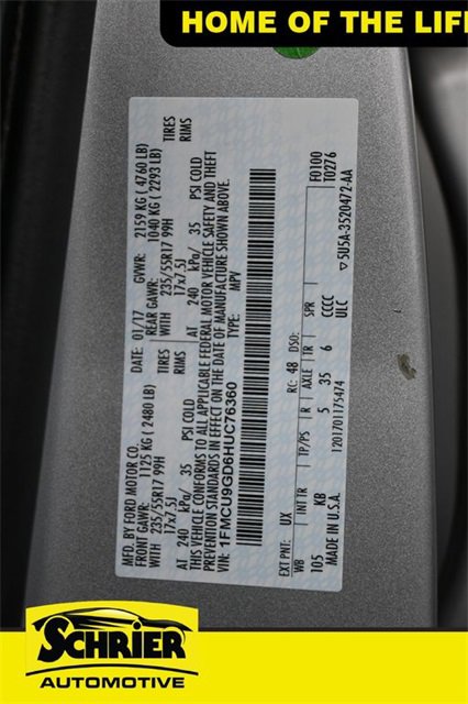 Used 2017 Ford Escape SE w/ Equipment Group 201A image 47