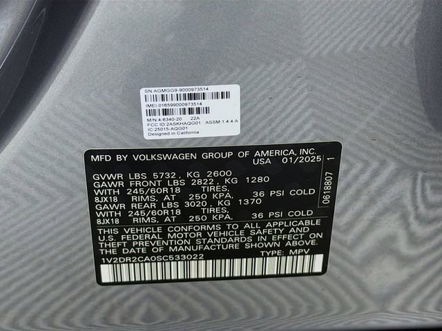 Used 2025 Volkswagen Atlas SE image 34