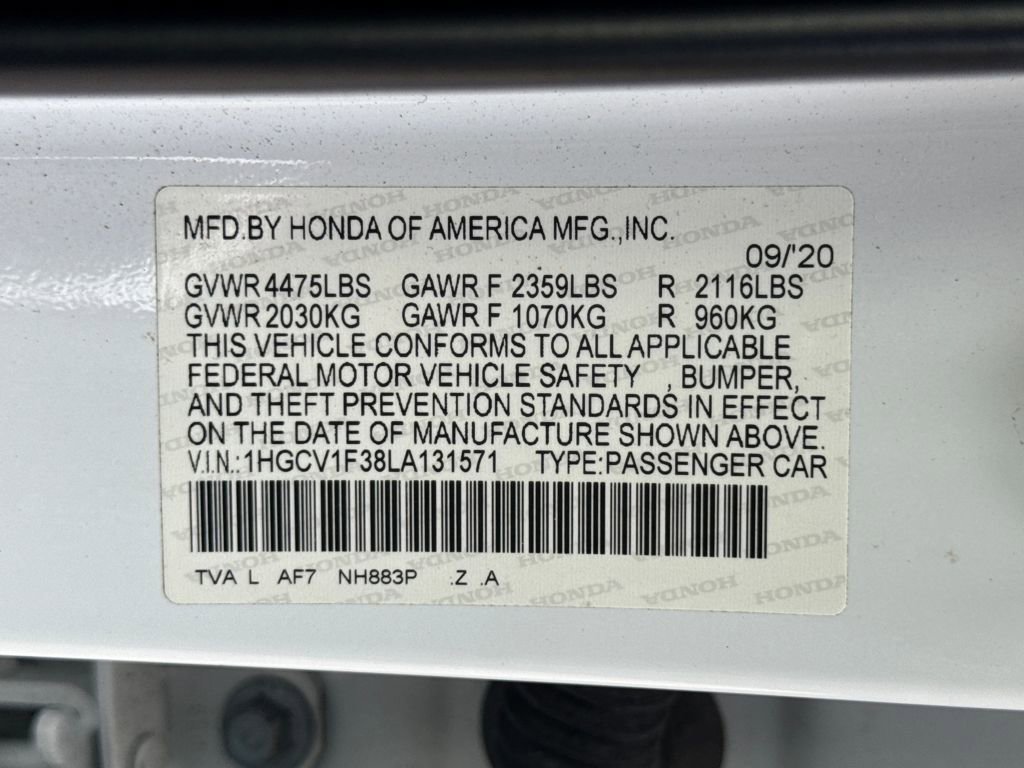 Used 2020 Honda Accord Sport image 30