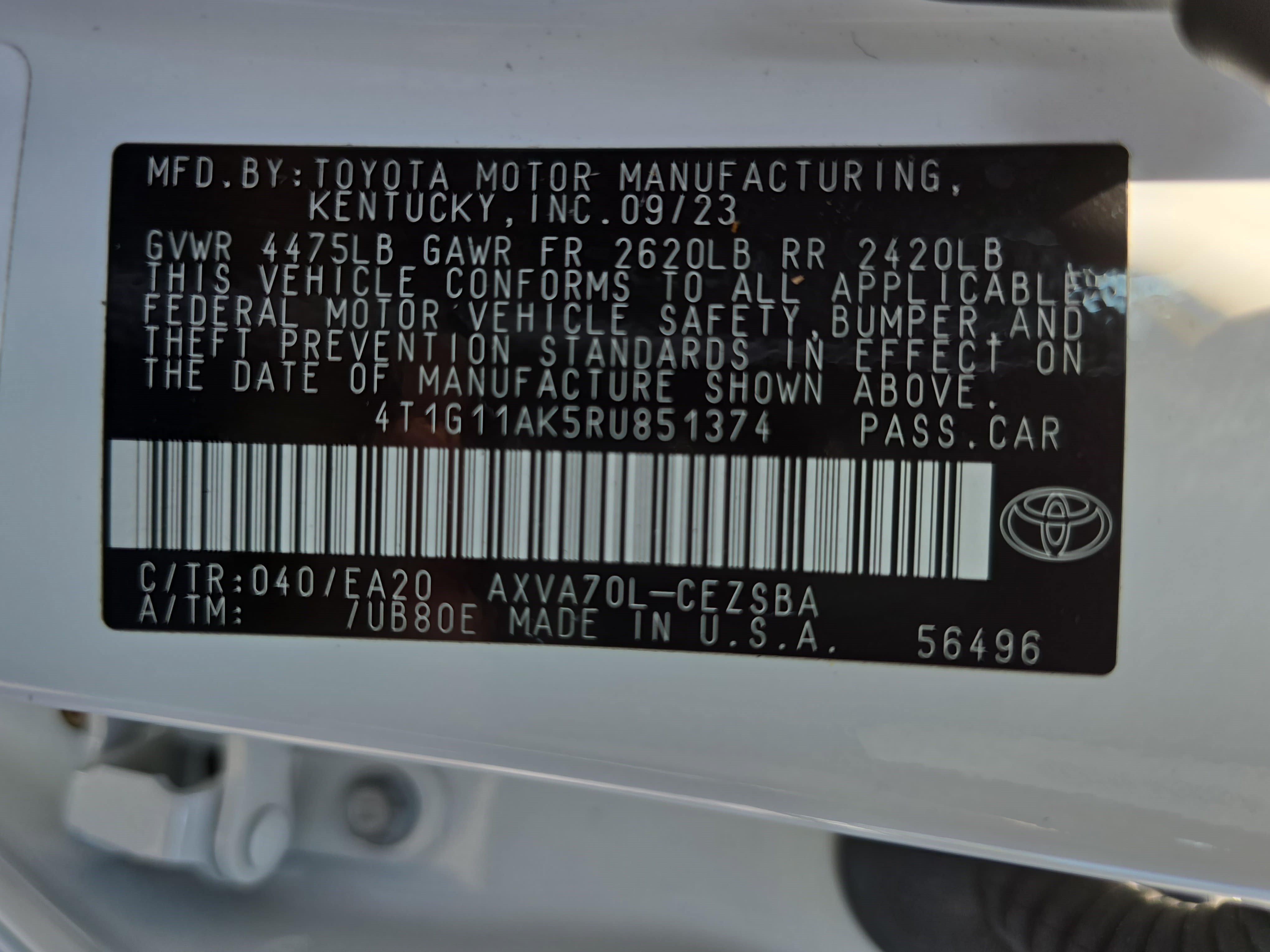 Used 2024 Toyota Camry SE FWD image 33