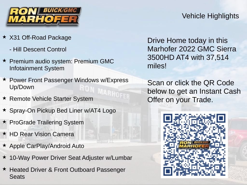 Used 2022 GMC Sierra 3500 AT4 AWD/4WD image 15