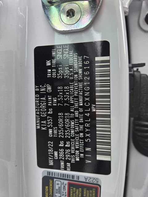 Used 2022 Kia Sorento S FWD image 24