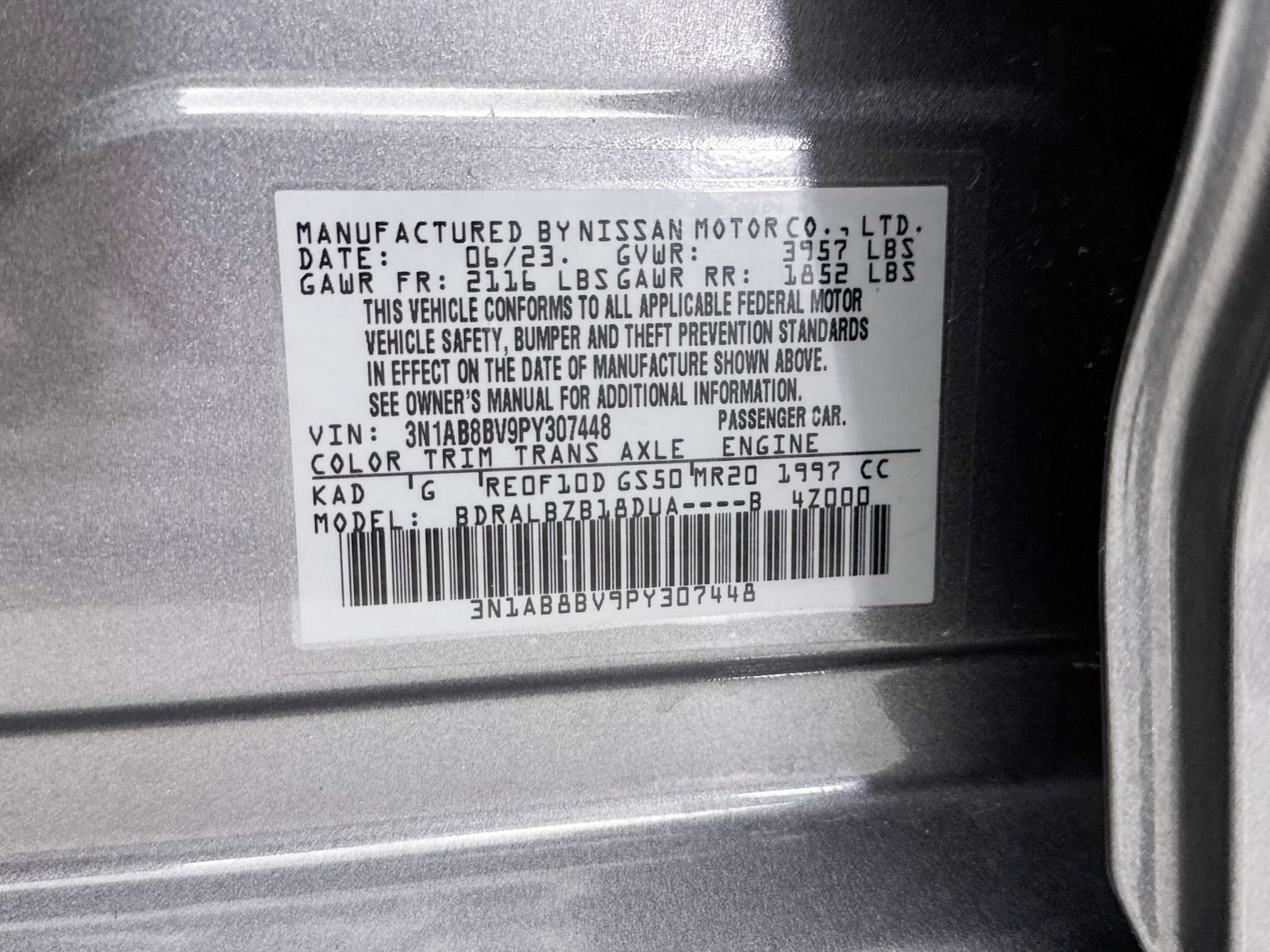 Used 2023 Nissan Sentra S FWD image 35