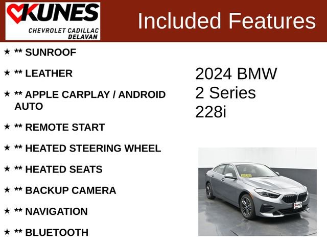 Used 2024 BMW 228i Gran Coupe w/ Convenience Package image 3