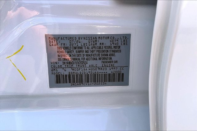 New 2027 Nissan Sentra SV FWD image 8