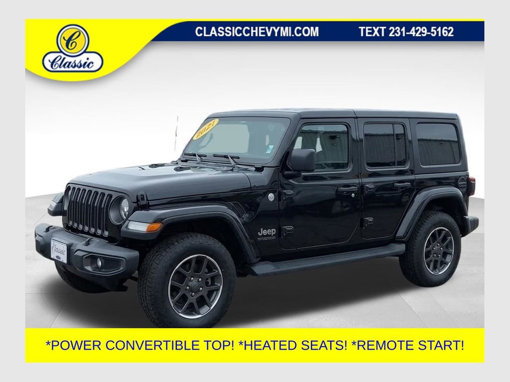 Used 2021 Jeep Wrangler Unlimited Sahara image 1