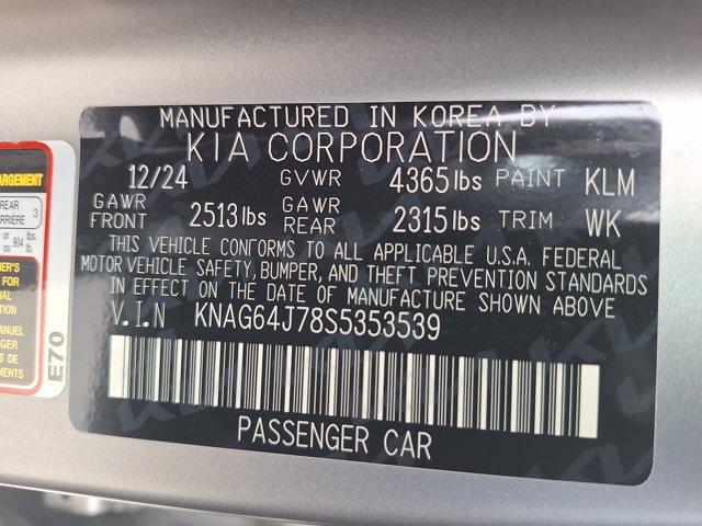 Used 2025 Kia K5 GT-Line w/ GT-Line Premium Package FWD image 19