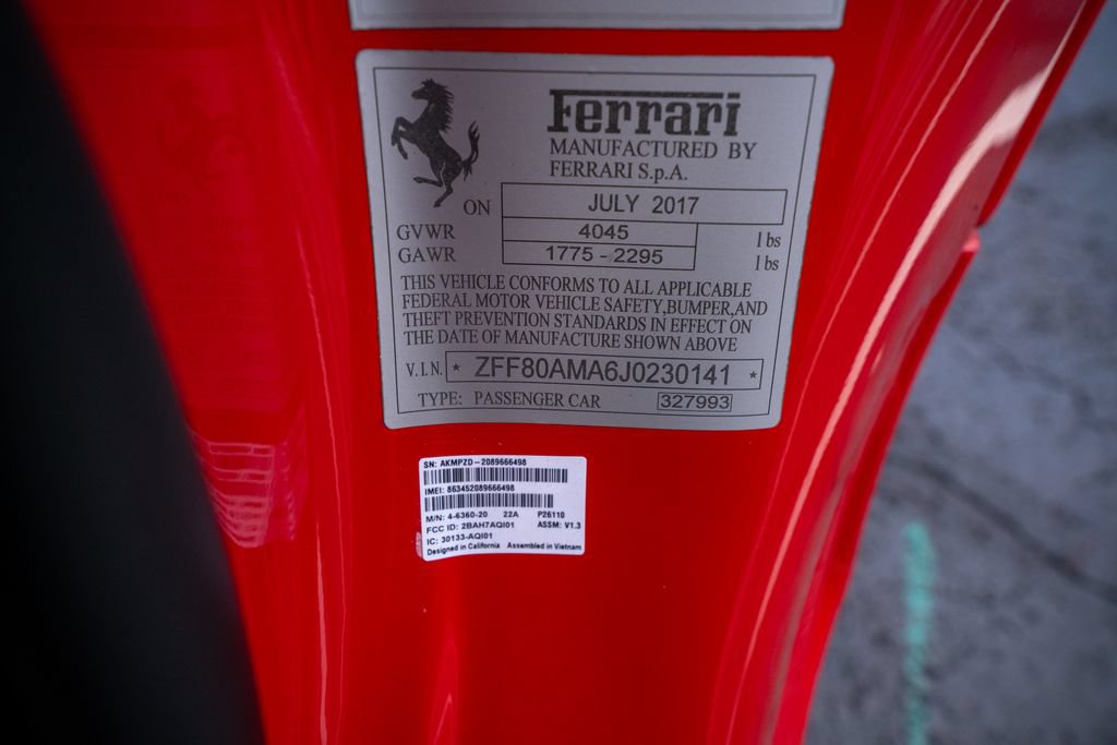 Used 2018 Ferrari 488 Spider RWD image 52