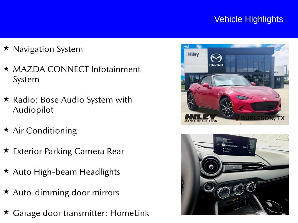 New 2026 MAZDA MX-5 Miata Grand Touring image 9