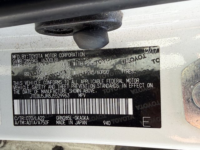 Used 2018 Toyota 4Runner Limited AWD/4WD image 34