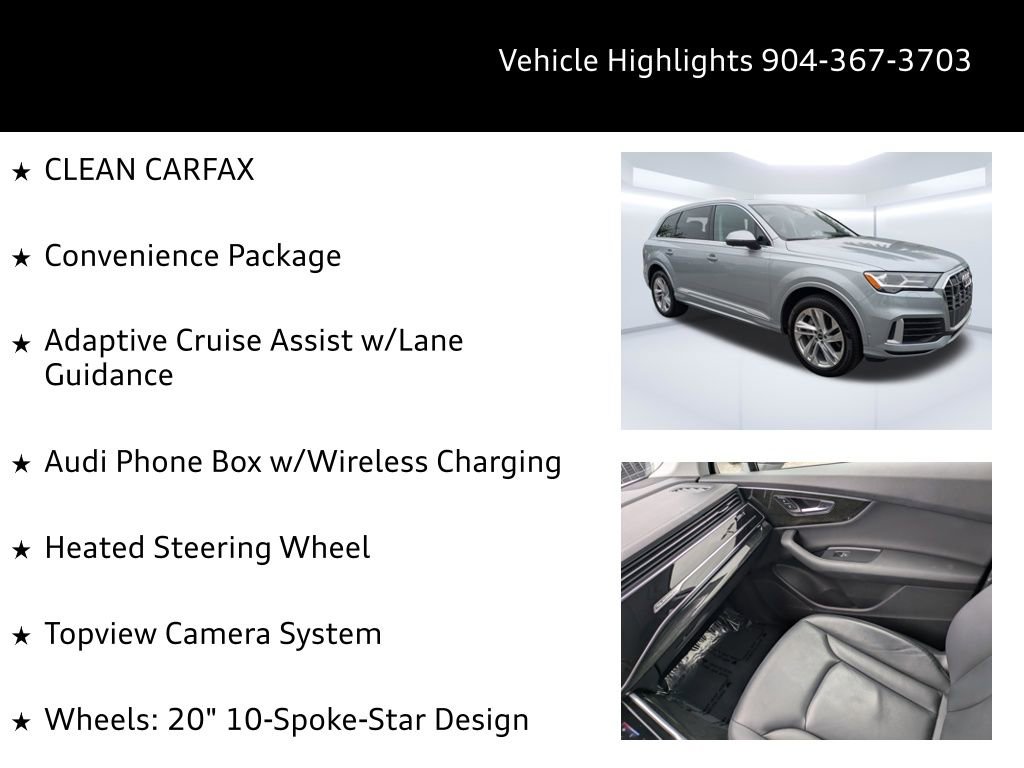 Certified 2023 Audi Q7 2.0T Premium w/ Convenience Package AWD/4WD image 11