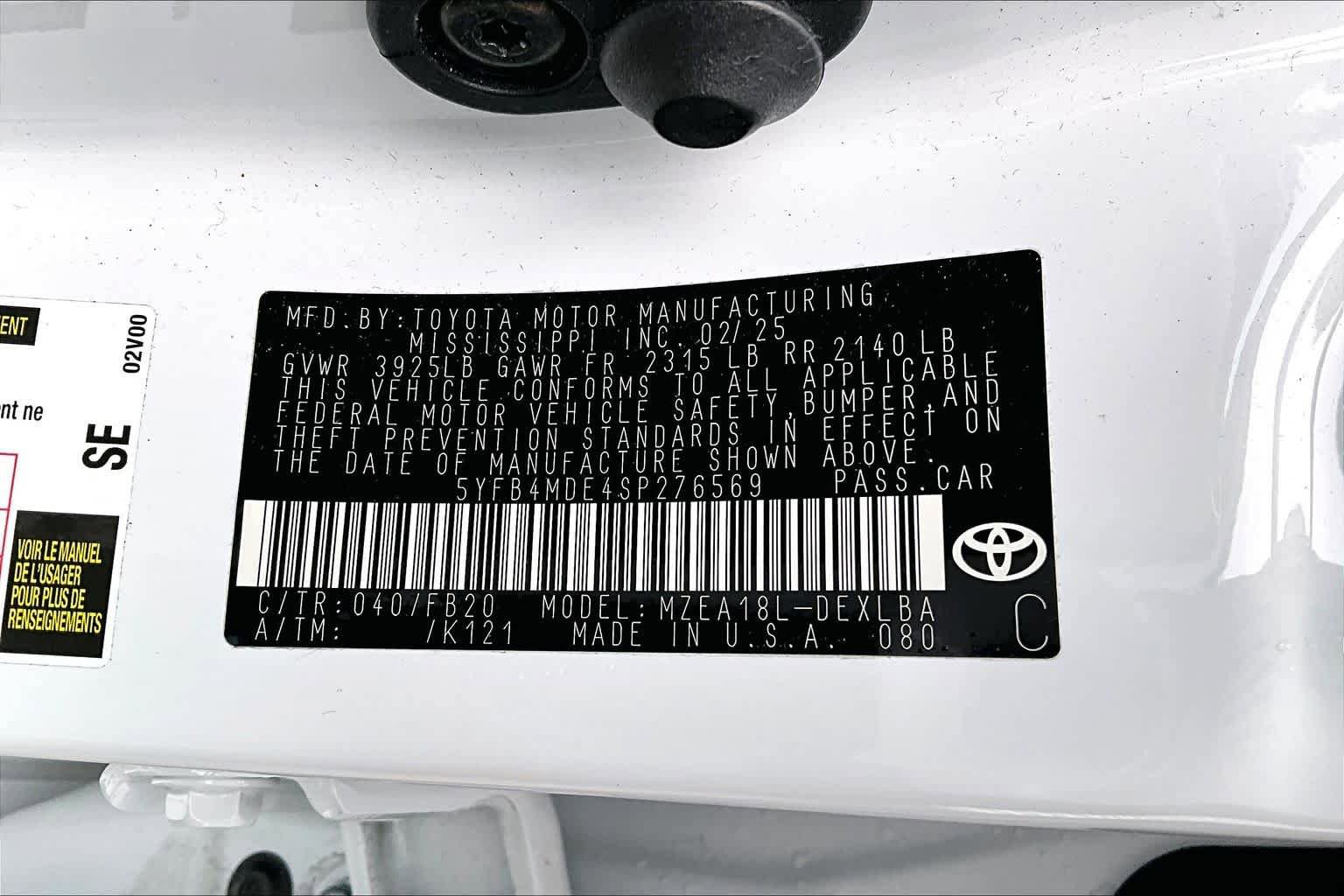 Certified 2025 Toyota Corolla LE FWD image 33