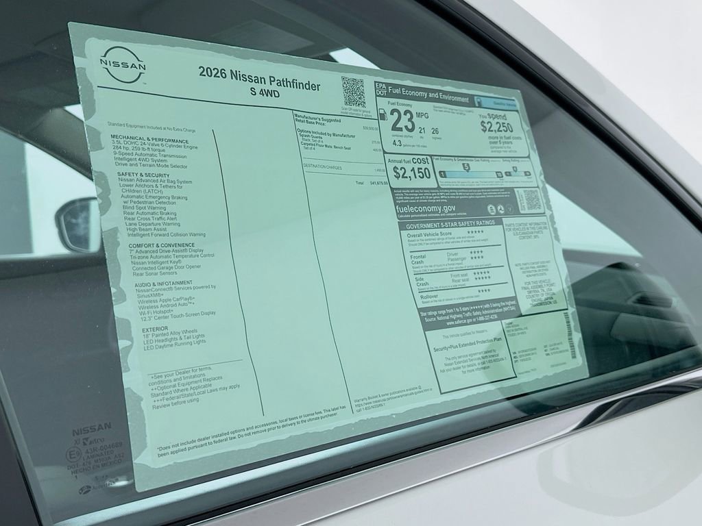 New 2026 Nissan Pathfinder S image 12