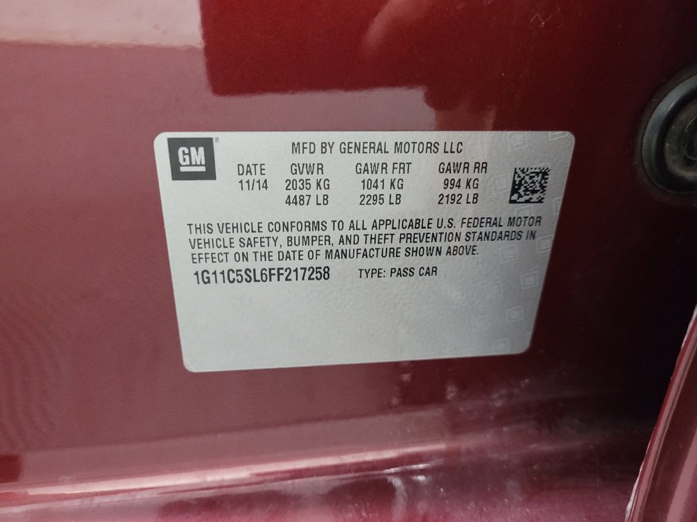 Used 2015 Chevrolet Malibu LT w/ Power Convenience Package FWD image 33