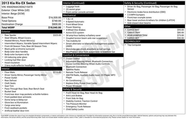 Used 2013 Kia Rio EX image 9