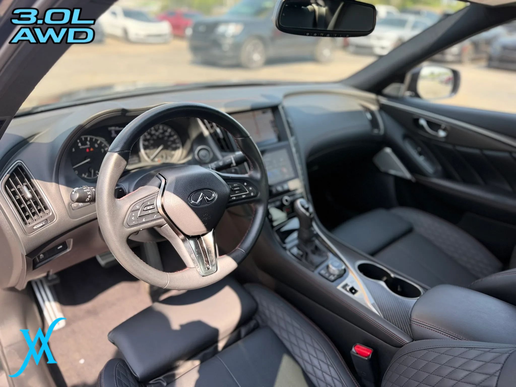 Used 2023 INFINITI Q50 Red Sport 400 w/ Black Opal Edition AWD/4WD image 13